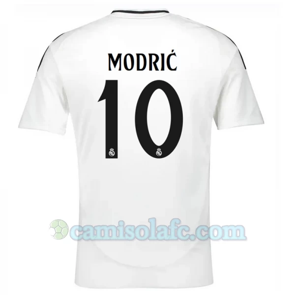 Camisola Futebol Real Madrid Luka Modrić #10 2024-25 Principal Equipamento Homem