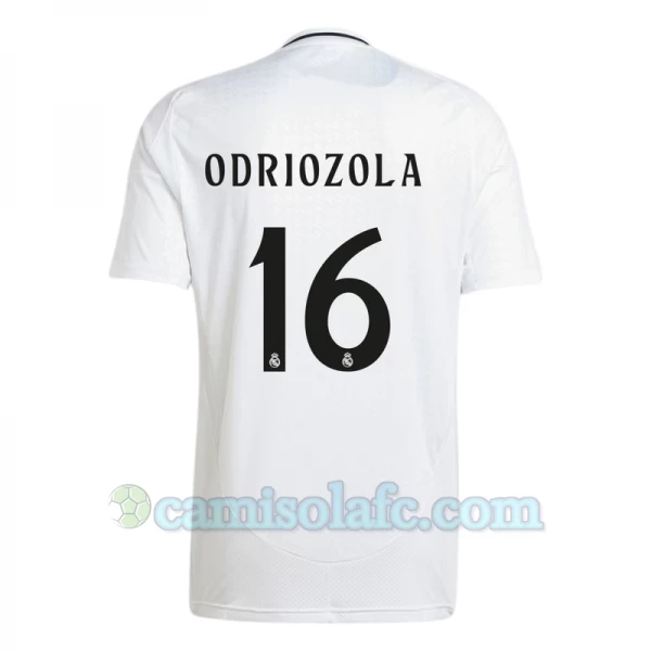Camisola Futebol Real Madrid Odriozola #16 2024-25 Principal Equipamento Homem