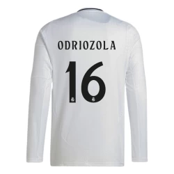 Camisola Futebol Real Madrid Odriozola #16 2024-25 Principal Equipamento Homem Manga Comprida