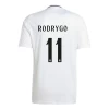 Camisola Futebol Real Madrid Rodrygo #11 2024-25 Principal Equipamento Homem