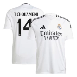 Camisola Futebol Real Madrid Tchouameni #14 2024-25 Principal Equipamento Homem