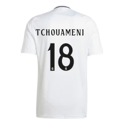 Camisola Futebol Real Madrid Tchouameni #18 2024-25 Principal Equipamento Homem