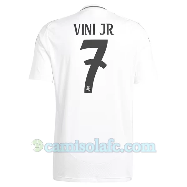 Camisola Futebol Real Madrid Vinicius Junior #7 2024-25 Principal Equipamento Homem