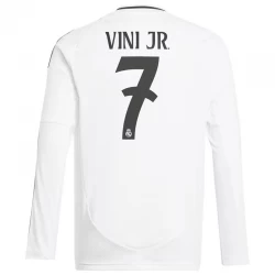 Camisola Futebol Real Madrid Vinicius Junior #7 2024-25 Principal Equipamento Homem Manga Comprida
