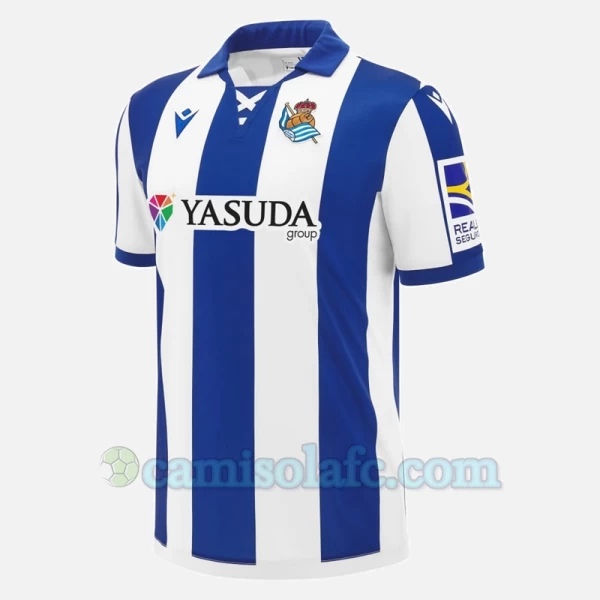 Camisola Futebol Real Sociedad 2024-25 Principal Equipamento Homem