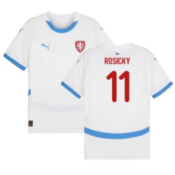 Camisola Futebol República Checa Rosicky #11 UEFA Euro 2024 Alternativa Homem Equipamento