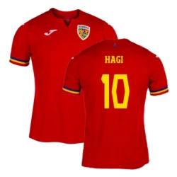 Camisola Futebol Romênia Hagi #10 UEFA Euro 2024 Alternativa Homem Equipamento