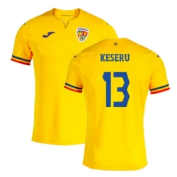 Camisola Futebol Romênia Keseru #13 UEFA Euro 2024 Principal Homem Equipamento