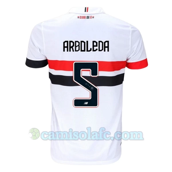 Camisola Futebol São Paulo FC Arboleda #5 2024-25 Principal Equipamento Homem