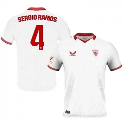 Camisola Futebol Sevilla FC Sergio Ramos #4 2023-24 Principal Equipamento Homem