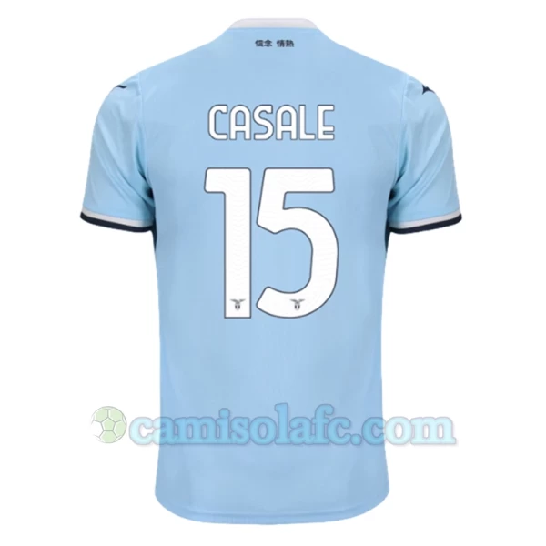 Camisola Futebol SS Lazio Casale #15 2024-25 Principal Equipamento Homem