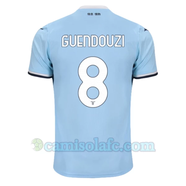 Camisola Futebol SS Lazio Guendouzi #8 2024-25 Principal Equipamento Homem