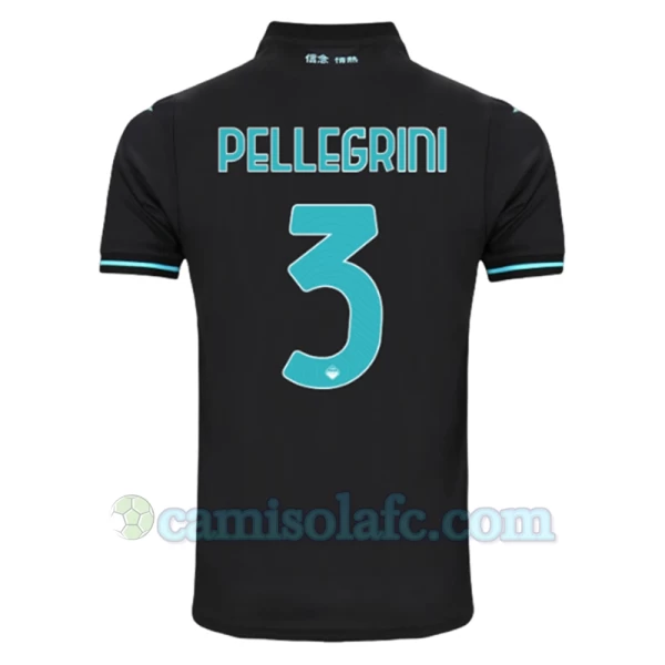 Camisola Futebol SS Lazio Pellegrini #3 2024-25 Terceiro Equipamento Homem