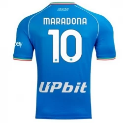 Camisola Futebol SSC Napoli Diego Maradona #10 2023-24 Principal Equipamento Homem