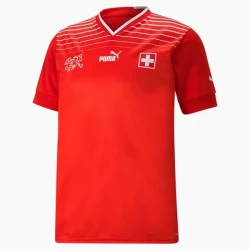 Camisola Futebol Suíça Copa do Mundo 2022 Principal Homem Equipamento