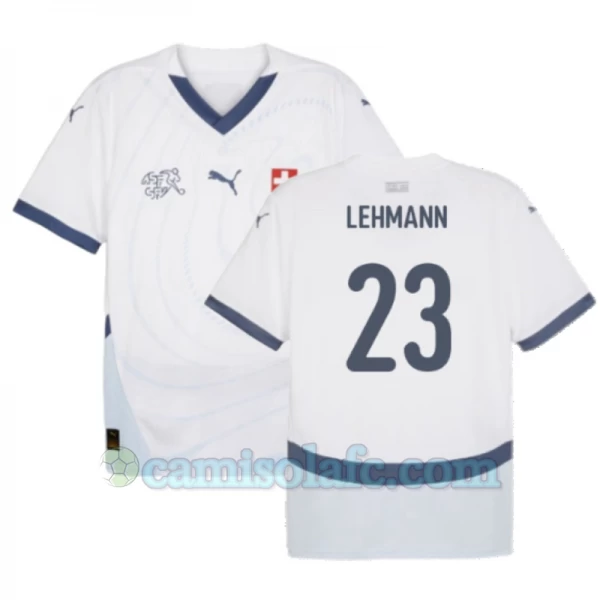 Camisola Futebol Suíça Lehmann #23 UEFA Euro 2024 Alternativa Homem Equipamento