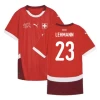 Camisola Futebol Suíça Lehmann #23 UEFA Euro 2024 Principal Homem Equipamento