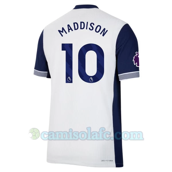 Camisola Futebol Tottenham Hotspur Maddison #10 2024-25 Principal Equipamento Homem