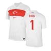 Camisola Futebol Turquia Rustu #1 UEFA Euro 2024 Principal Homem Equipamento