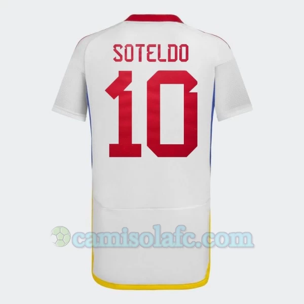 Camisola Futebol Venezuela Soteldo #10 Copa America 2024 Alternativa Homem Equipamento