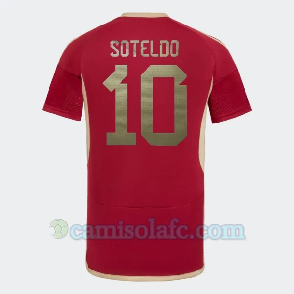 Camisola Futebol Venezuela Soteldo #10 Copa America 2024 Principal Homem Equipamento