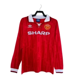 Camisola Manchester United Retro 1992-94 Principal Homem Manga Comprida