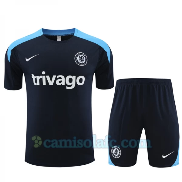 Chelsea FC T-Shirt Fatos de Treino 2024-25 Azul