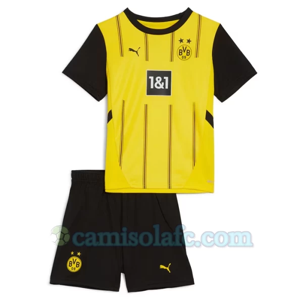 Criança Camisola Futebol BVB Borussia Dortmund 2024-25 1ª Equipamento (+ Calções)