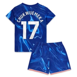 Criança Camisola Futebol Chelsea FC Chukwuemeka #17 2024-25 1ª Equipamento (+ Calções)