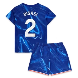 Criança Camisola Futebol Chelsea FC Disasi #2 2024-25 1ª Equipamento (+ Calções)