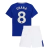 Criança Camisola Futebol Everton FC Onana #8 2024-25 1ª Equipamento (+ Calções)