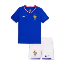 Criança Camisola Futebol França UEFA Euro 2024 Principal Equipamento (+ Calções)