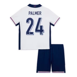 Criança Camisola Futebol Inglaterra Cole Palmer #24 UEFA Euro 2024 Principal Equipamento (+ Calções)