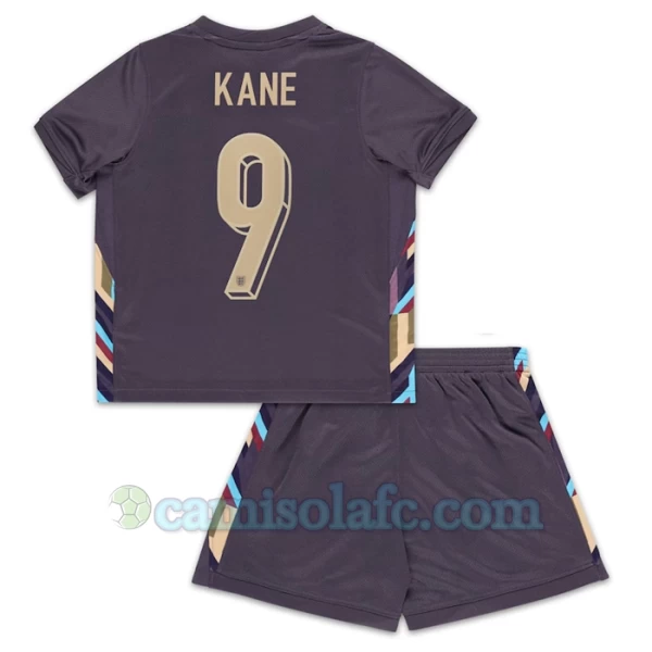 Criança Camisola Futebol Inglaterra Harry Kane #9 UEFA Euro 2024 Alternativa Equipamento (+ Calções)