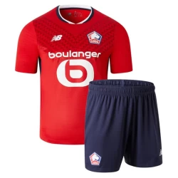 Criança Camisola Futebol LOSC Lille 2024-25 1ª Equipamento (+ Calções)