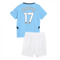 Criança Camisola Futebol Manchester City Kevin De Bruyne #17 2024-25 1ª Equipamento (+ Calções)