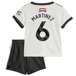 Criança Camisola Futebol Manchester United Martínez #6 2024-25 3ª Equipamento (+ Calções)