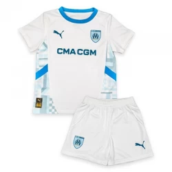 Criança Camisola Futebol Olympique de Marseille 2024-25 1ª Equipamento (+ Calções)
