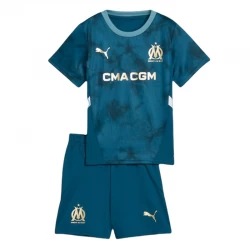 Criança Camisola Futebol Olympique de Marseille 2024-25 2ª Equipamento (+ Calções)