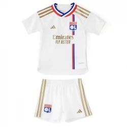 Criança Camisola Futebol Olympique Lyonnais 2023-24 1ª Equipamento (+ Calções)