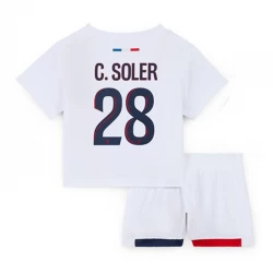 Criança Camisola Futebol Paris Saint-Germain PSG 2024-25 C.Soler #28 2ª Equipamento (+ Calções)
