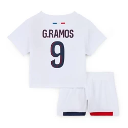 Criança Camisola Futebol Paris Saint-Germain PSG 2024-25 G.Ramos #9 2ª Equipamento (+ Calções)