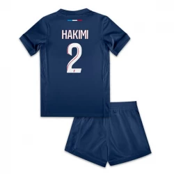 Criança Camisola Futebol Paris Saint-Germain PSG Achraf Hakimi #2 2024-25 1ª Equipamento (+ Calções)