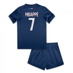 Criança Camisola Futebol Paris Saint-Germain PSG Kylian Mbappé #7 2024-25 1ª Equipamento (+ Calções)