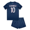 Criança Camisola Futebol Paris Saint-Germain PSG Ousmane Dembélé #10 2024-25 1ª Equipamento (+ Calções)