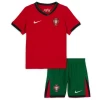 Criança Camisola Futebol Portugal Cristiano Ronaldo #7 UEFA Euro 2024 Principal Equipamento (+ Calções)