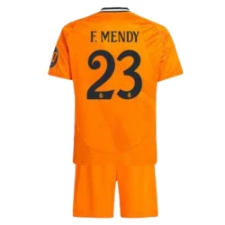 Criança Camisola Futebol Real Madrid 2024-25 HP F.Mendy #23 2ª Equipamento (+ Calções)