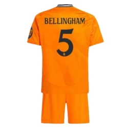 Criança Camisola Futebol Real Madrid 2024-25 HP Jude Bellingham #5 2ª Equipamento (+ Calções)