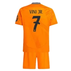 Criança Camisola Futebol Real Madrid 2024-25 HP Vinicius Junior #7 2ª Equipamento (+ Calções)