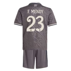 Criança Camisola Futebol Real Madrid F.Mendy #23 2024-25 3ª Equipamento (+ Calções)